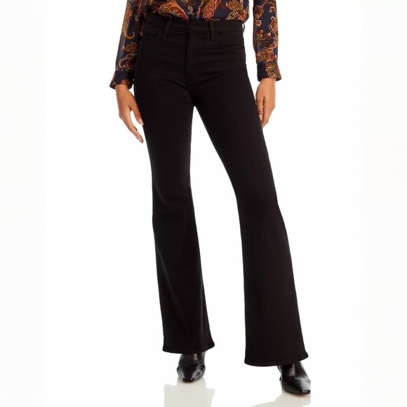 Judith & Charles Denim - NWOT Judith and Charles High Rise Flare Black Jeans Pants Sz 0